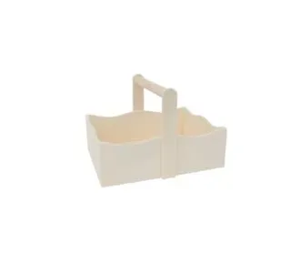 Deco Foam 380026 cesto in legno 32x25x21cm