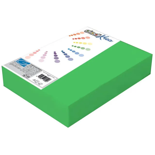 Giodicart Giodikrea A4 cartoncino verde 220 g 50 fogli
