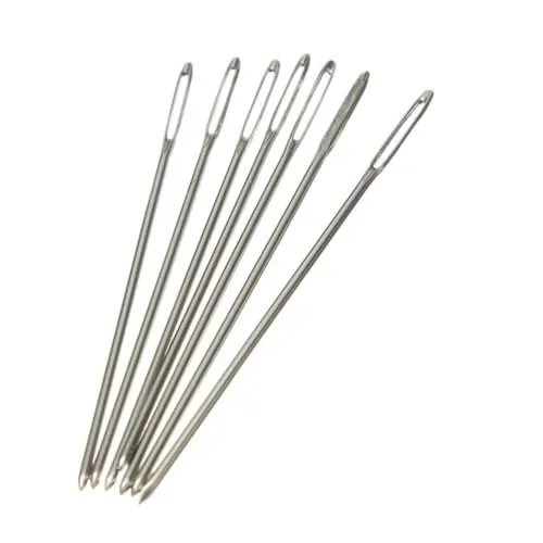 Angoily aghi ricamo punto croce 11ct 100 pezzi argento