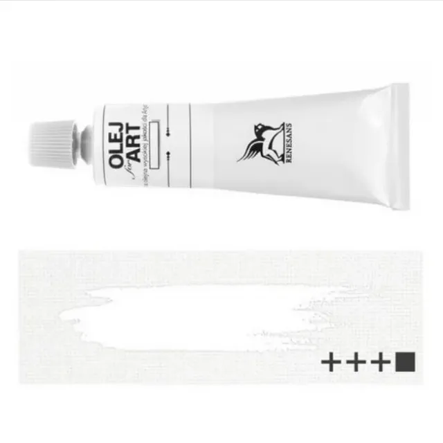 Renesans 53 colore a olio bianco titanio 20ml