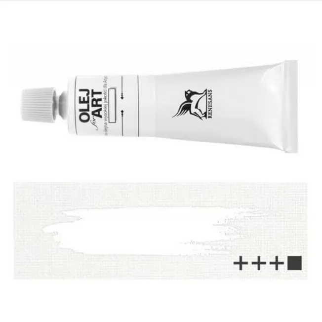 Renesans 53 colore a olio bianco titanio 20ml