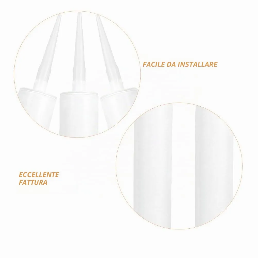 Angoily tubi silicone vuoti bianchi 300ml 3 pezzi