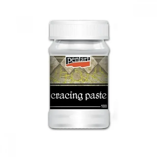 Pentart Pasta craquelé bianca 100 ml effetto crepe