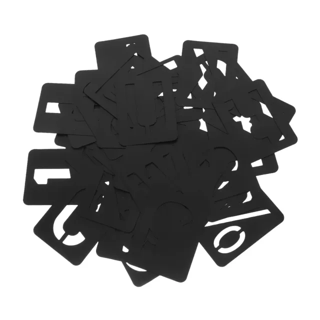 Angoily stencil lettere e numeri 42 pezzi riutilizzabili