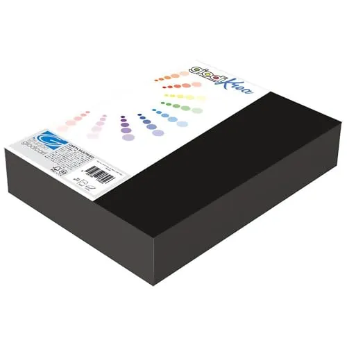 Giodicart Giodikrea A4 cartoncino nero 220 g 50 fogli