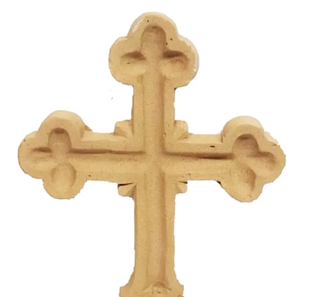 Deco Foam DF00415 fregio croce legno 11x9 cm