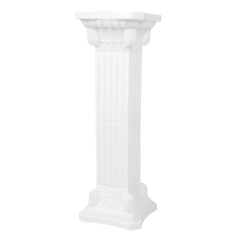 Angoily Colonna Romana portafiori decorativa bianca