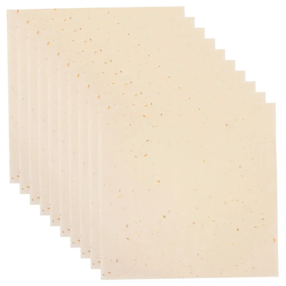 Angoily Carta per Lanterne 10 Fogli 45x45 cm Cachi