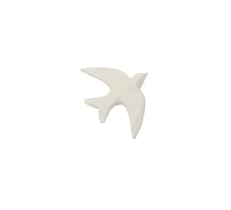 Deco Foam 761065 uccello porcellana bianco 15,5 cm