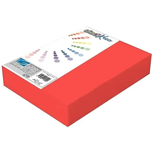 Giodicart Giodikrea Cartoncino A4 Rosso 50 Fogli 220 g
