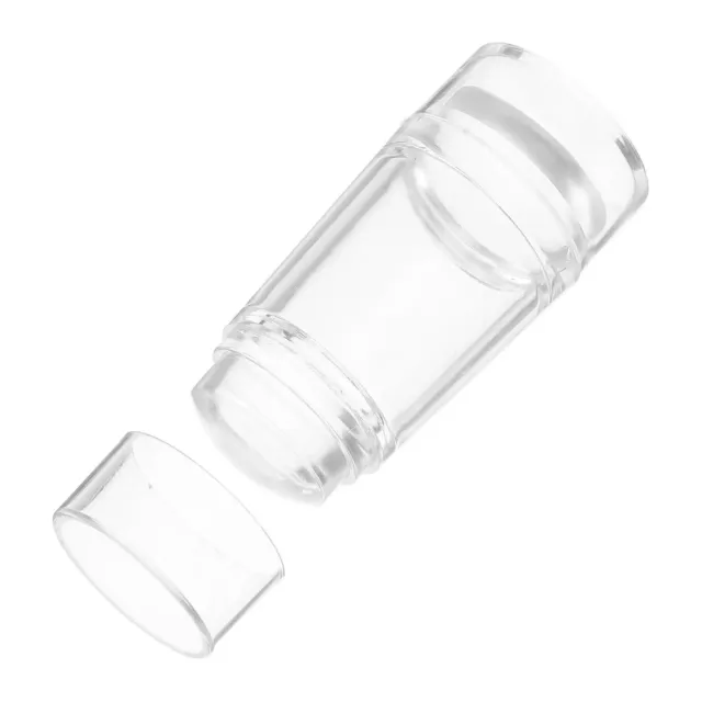 Angoily Stampo Unghie Silicone Trasparente Doppia Testa