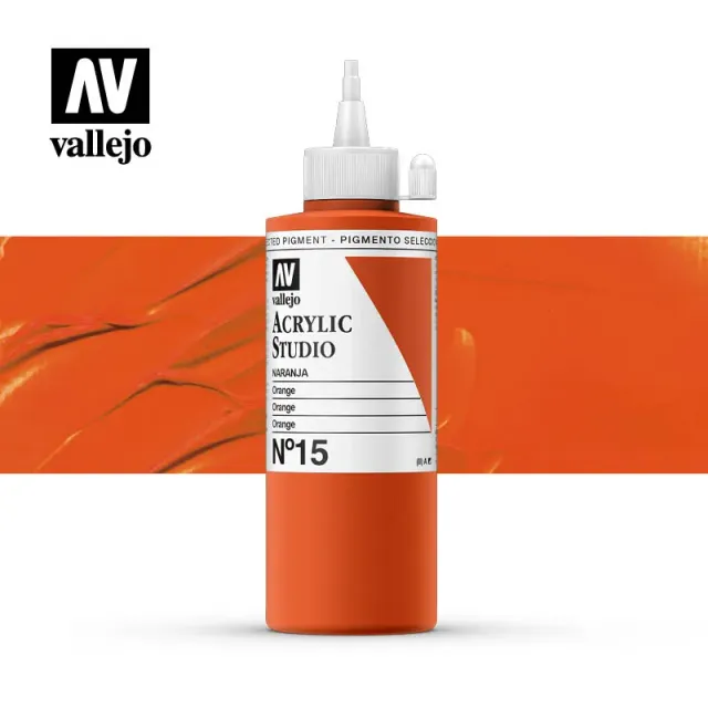 Vallejo Acrylic Studio No 15 colore acrilico 200ml coprente