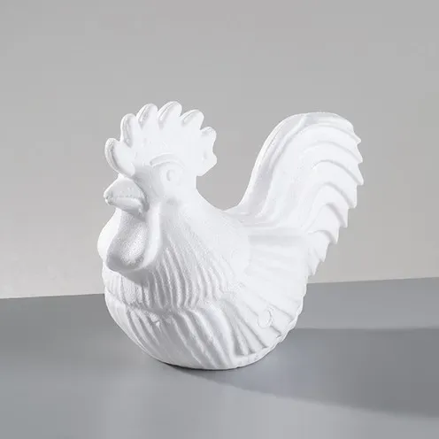 Deco Foam 1016419 gallo polistirolo 19 cm da decorare