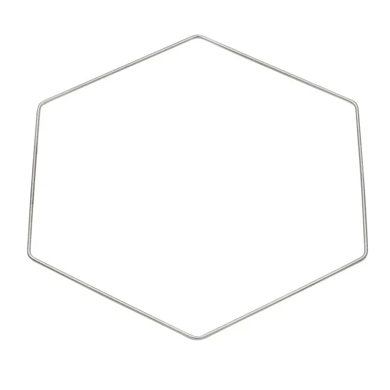 Deco Foam 3471390 esagono decorativo metallo 20cm
