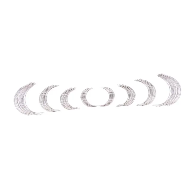 Angoily Aghi Curvi Tipo C Acciaio Inox 96 Pezzi