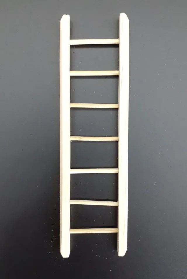 Deco Foam 3270168 scaletta legno miniatura 4,5x16 cm
