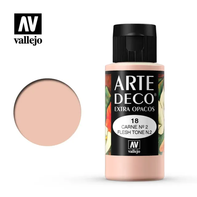 Vallejo Arte Deco Fresh Tone 018 colore acrilico 60 ml