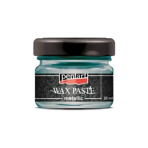 Pentart Wax Paste Metallic patina cera turtle green 20ml