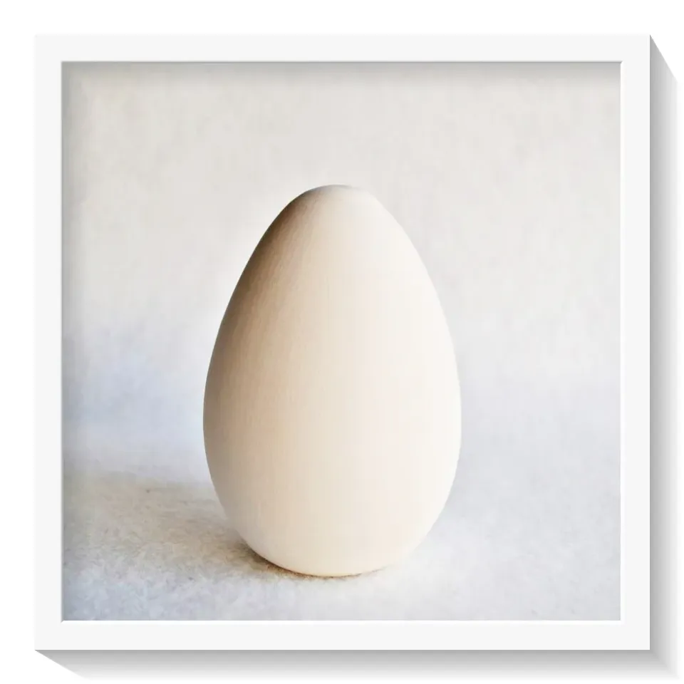 Deco Foam D-4500007 uovo ceramica chiuso 10 cm da decorare
