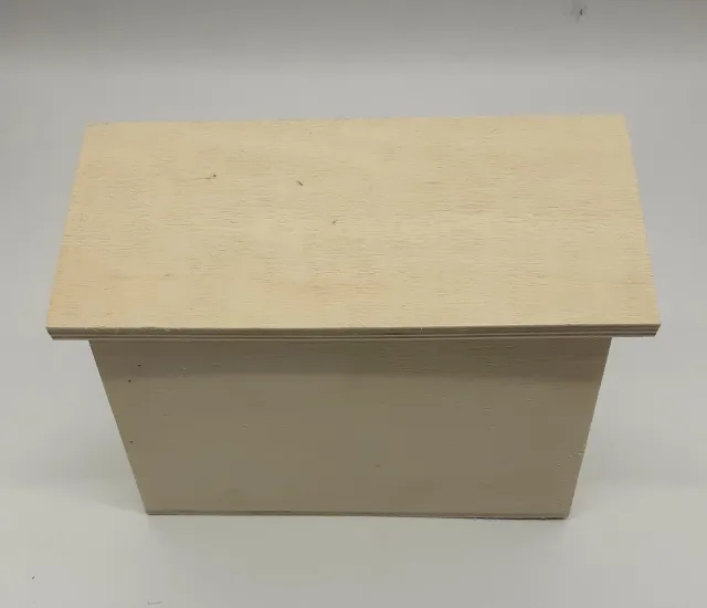 Deco Foam 87822C Scatola Legno con Coperchio 21 cm