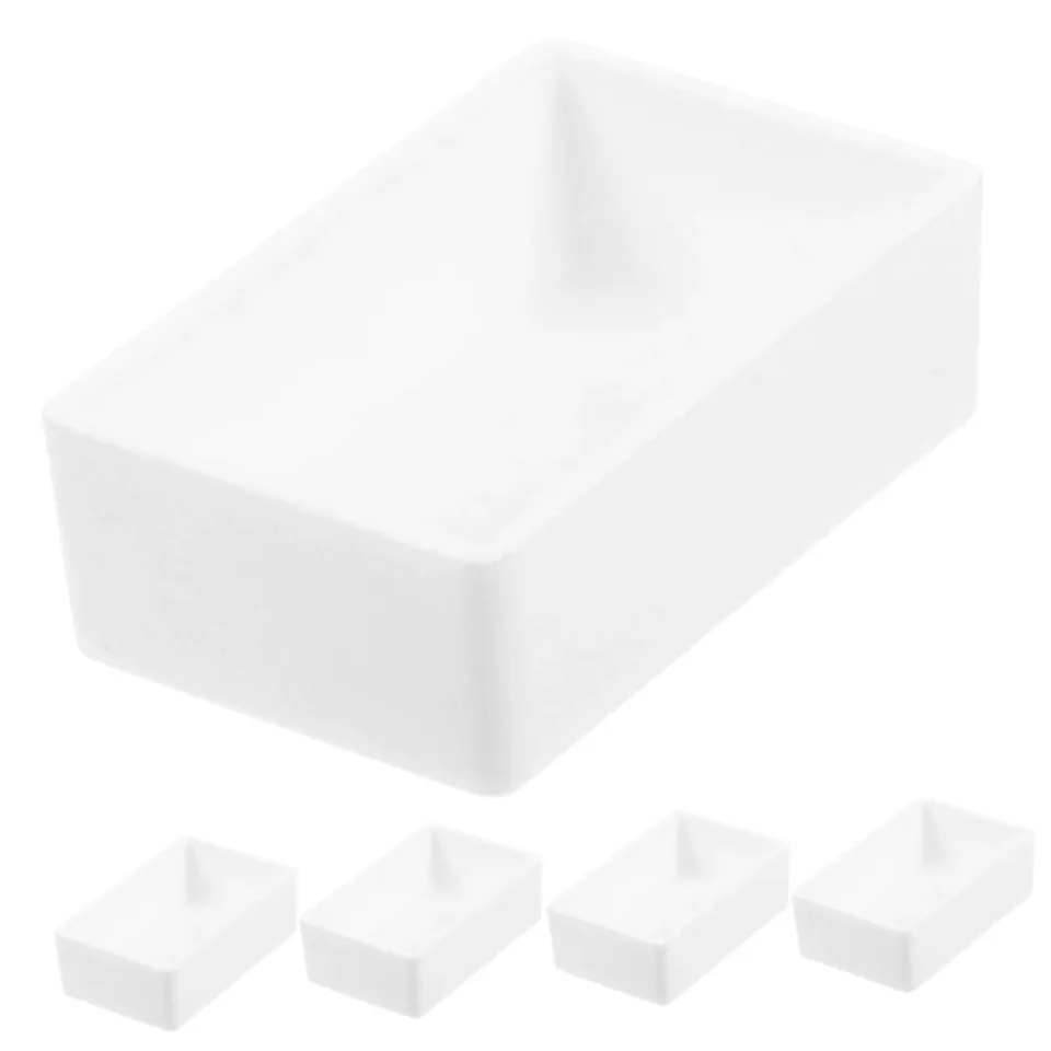 Angoily Vaschette Silicone Bianche Acquerelli 24 Pezzi Viaggio