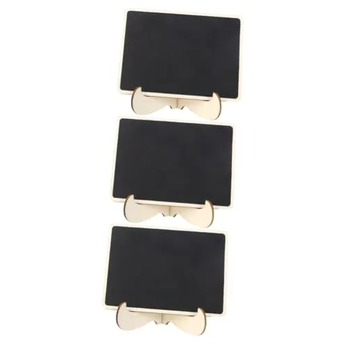 Angoily mini lavagna cavalletto legno 1 pezzo 10 cm