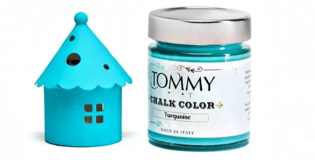 Deco Foam SH140700 acrilico chalk 140ml turchese