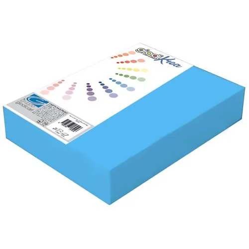 Giodicart Giodikrea Cartoncino A4 Blu 50 Fogli 220 g