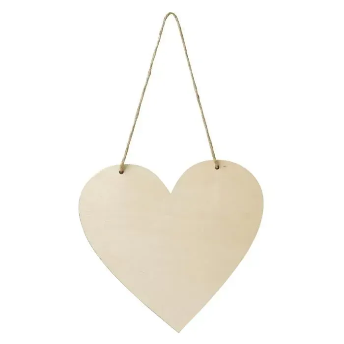 Naturesin supporto cuore legno da appendere 20x20 cm