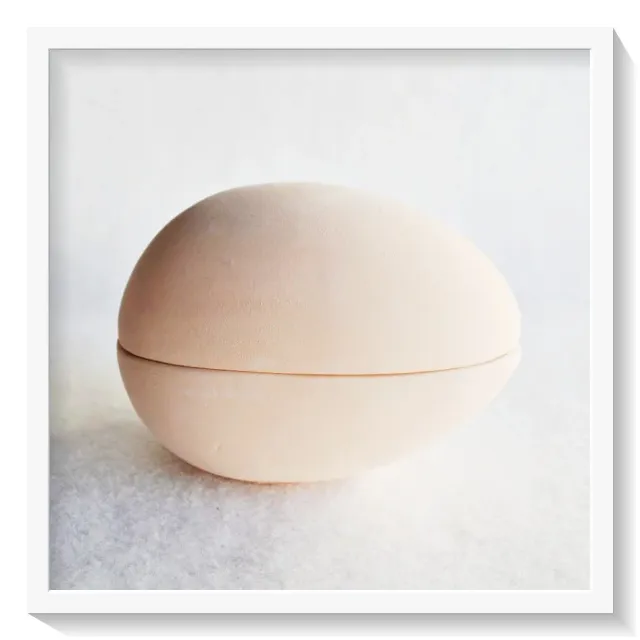 Deco Foam DF00365 uovo ceramica con coperchio 15x11 cm