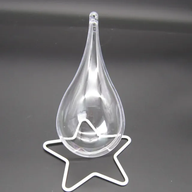 Goccia plexiglass divisibile 11cm trasparente