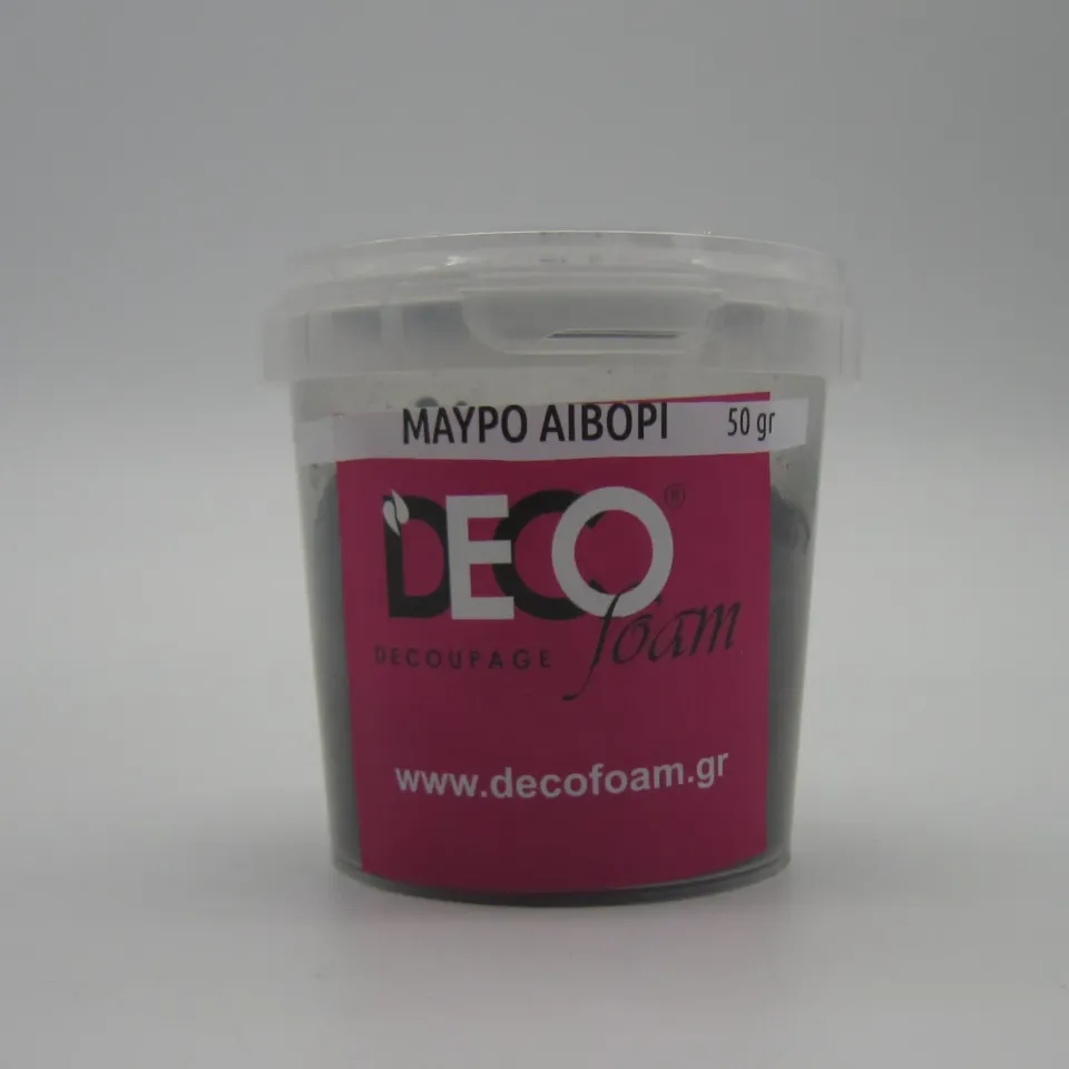 Deco Foam polvere iconografia nero avorio 50g