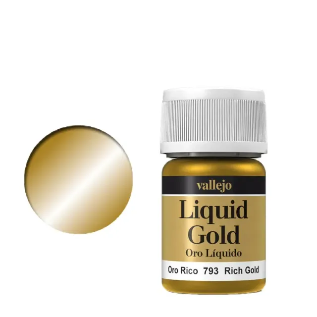Vallejo Liquid Gold 793 colore oro base alcol