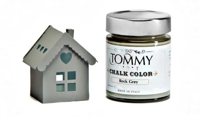 Deco Foam Chalk Based SH140950 pittura 140 ml grigio roccia opaca